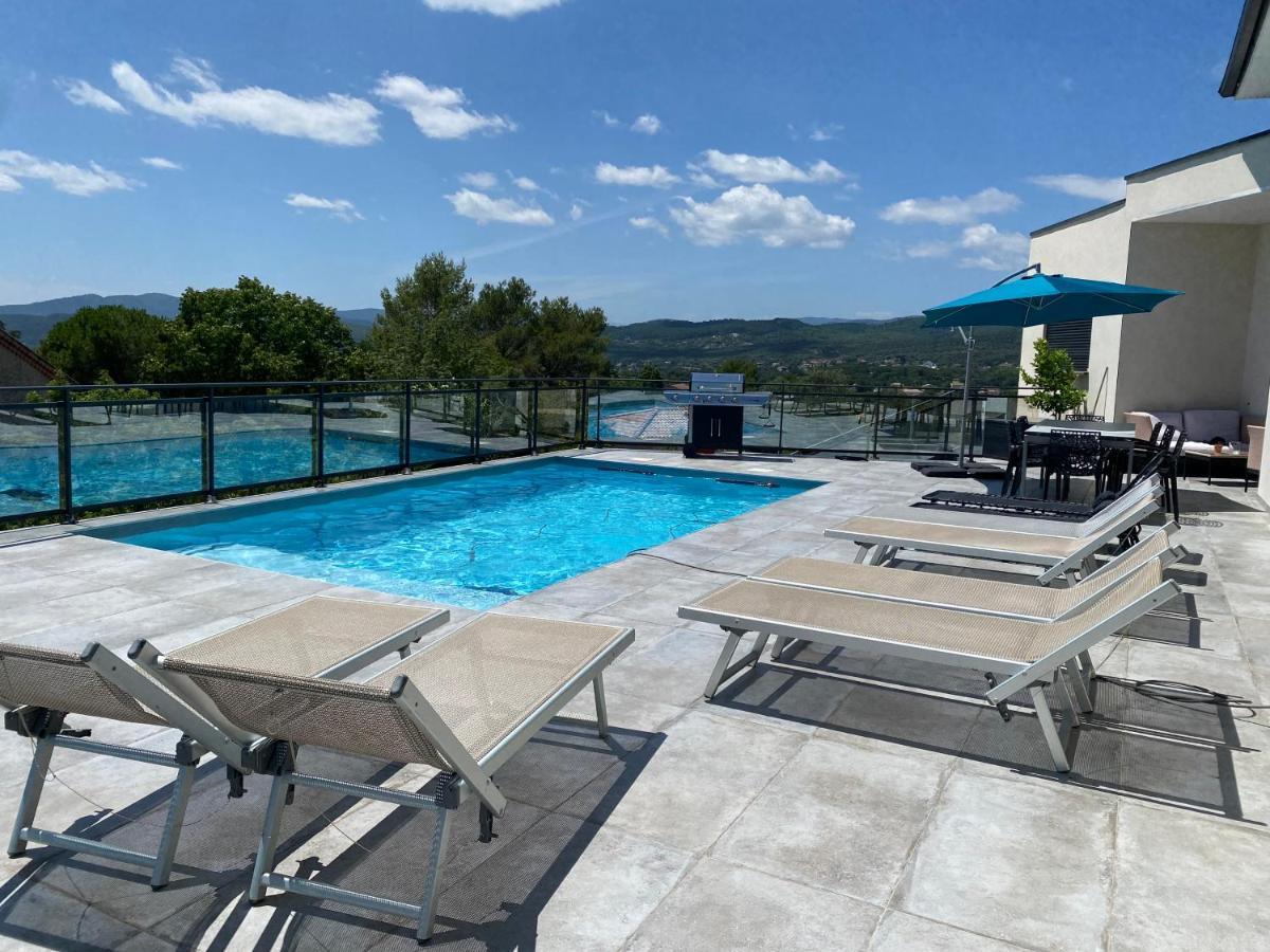 Villa Avec Vue Panoramique Sur Les Cevennes Saint Julien Les Rosiers Eksteriør bilde